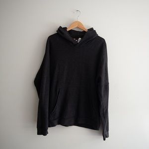 ADIDAS | BLACK HEATHERED HOODIE